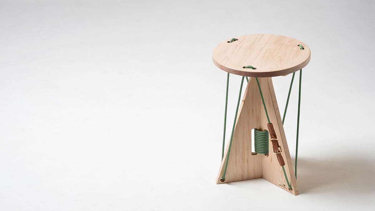 Connected Stool by Kim Myung Nyun