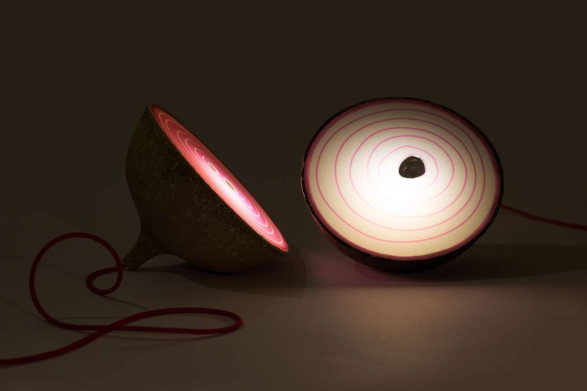 Intimity Recycled Paper Lamp by Lenka Bollová