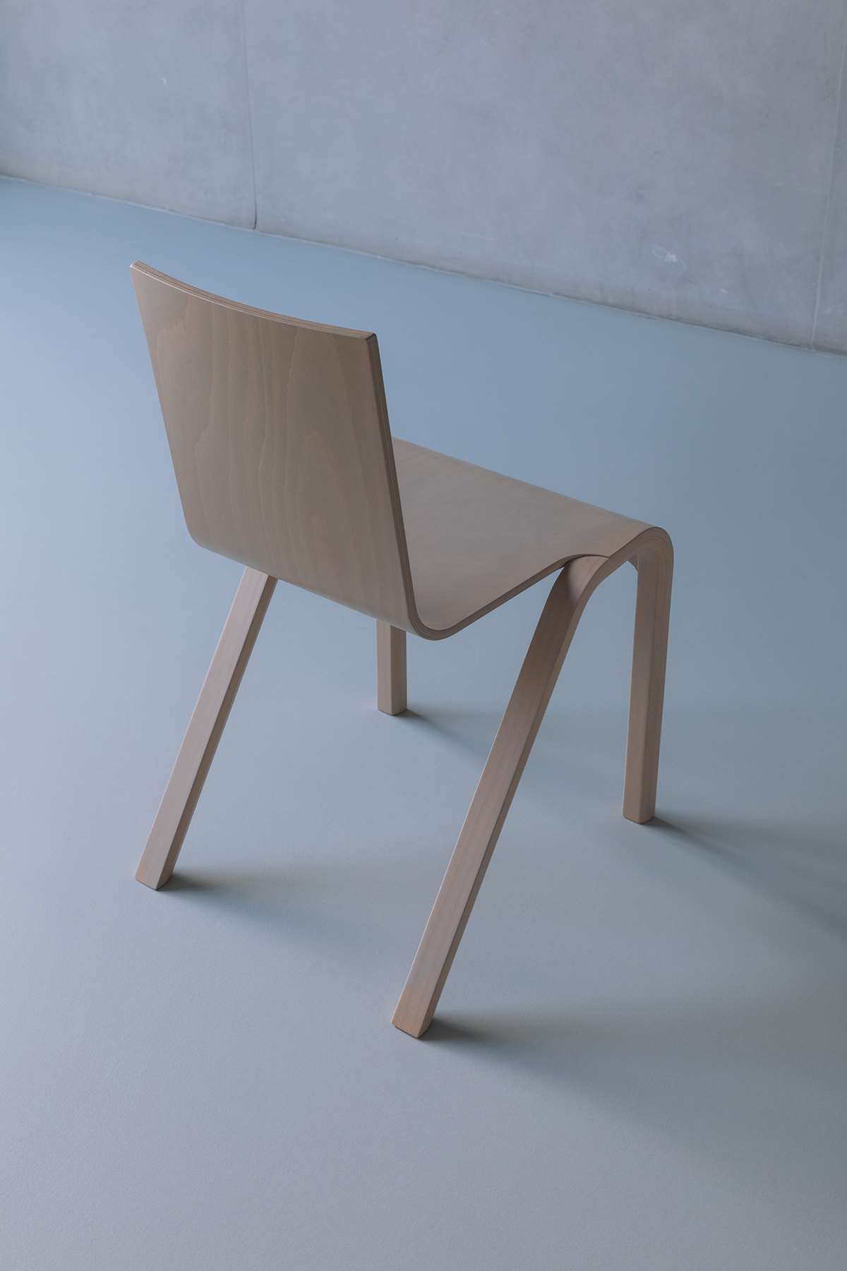 Tilt Plywood Chair by Daniel Lakos