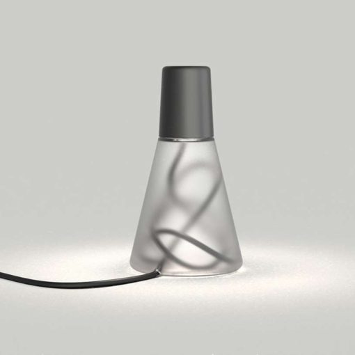 Erlenmeyer Glass Table Lamp by Nate McCracken and Damein Williams