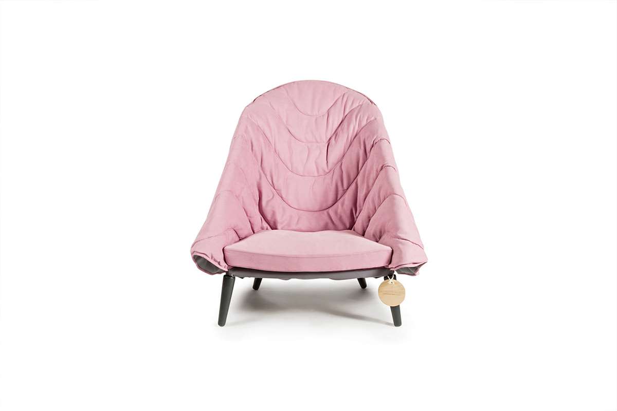 Cole Armchair with Quilted Blanket by Kseniya Alferova