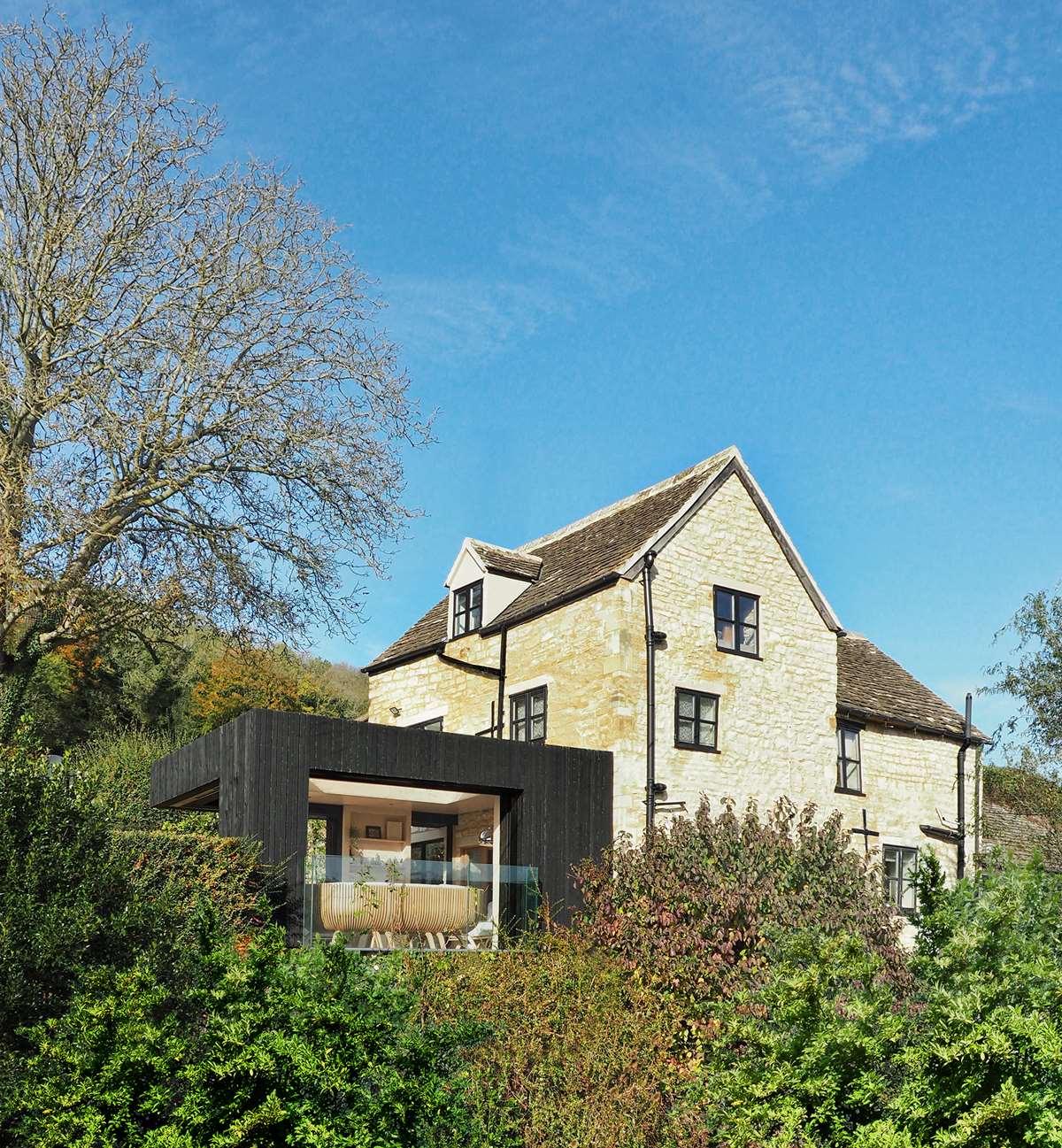 Reading Room Extension to a 17th Century Cottage