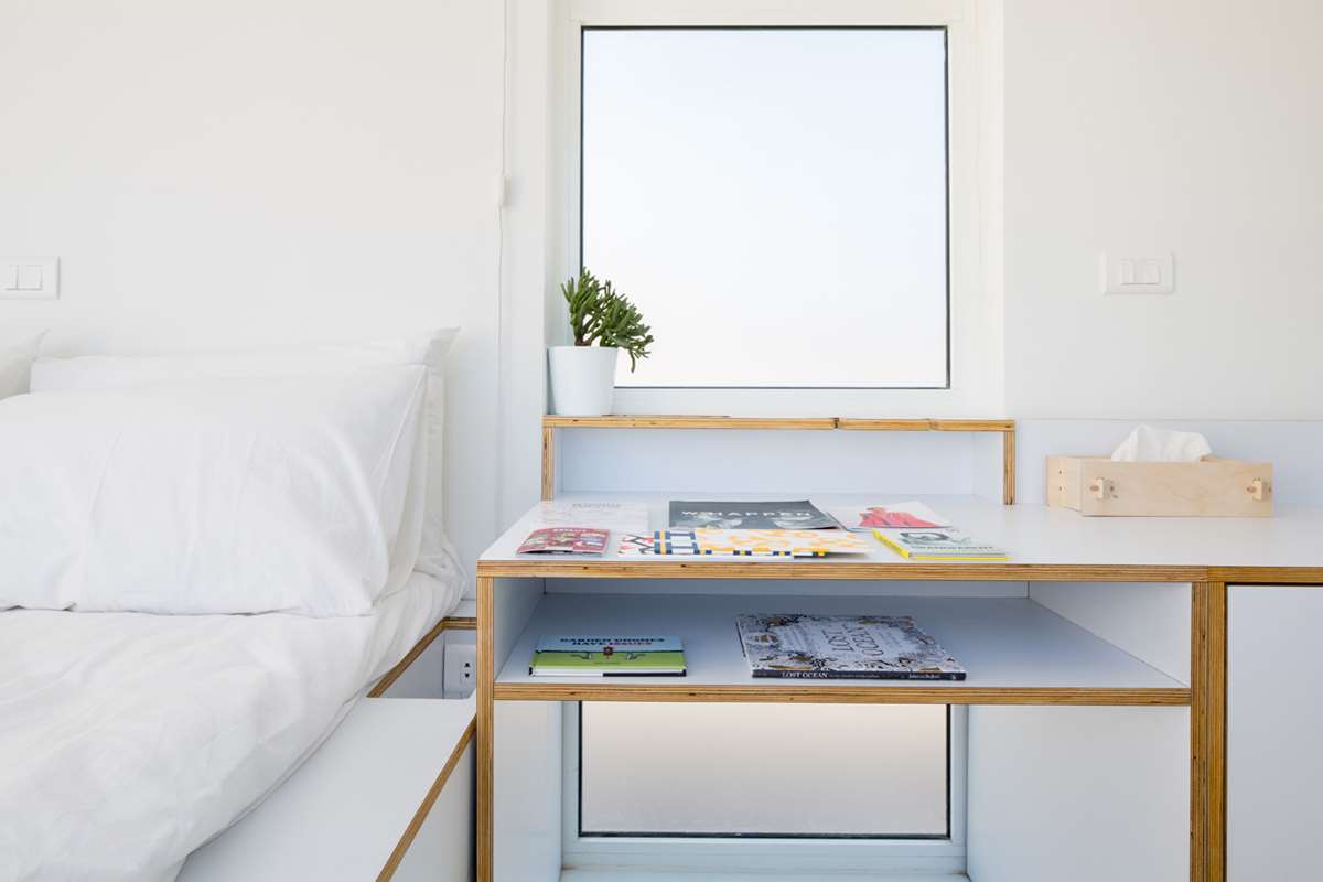 Tiny Shoebox Apartment Interiors by Elie Metni