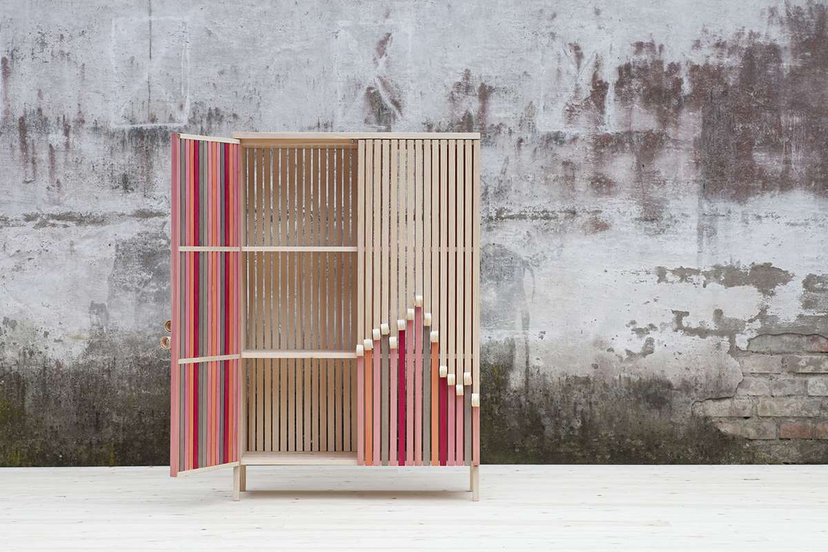 Whittle Away Storage Cabinets by Stoft Studio