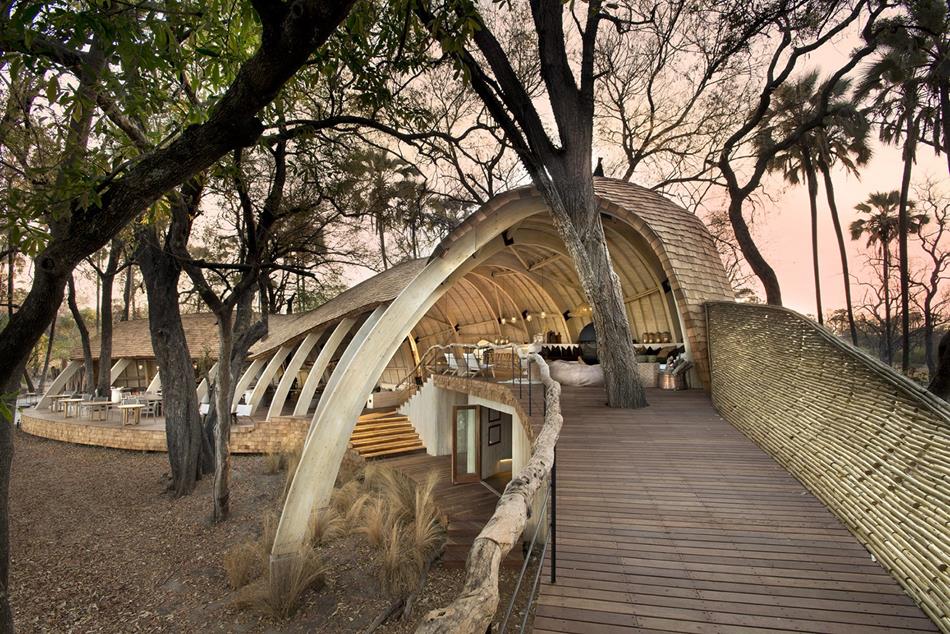 Sandibe Okavango Safari Lodge by Nicholas Plewman Architects and Michaelis Boyd Associates