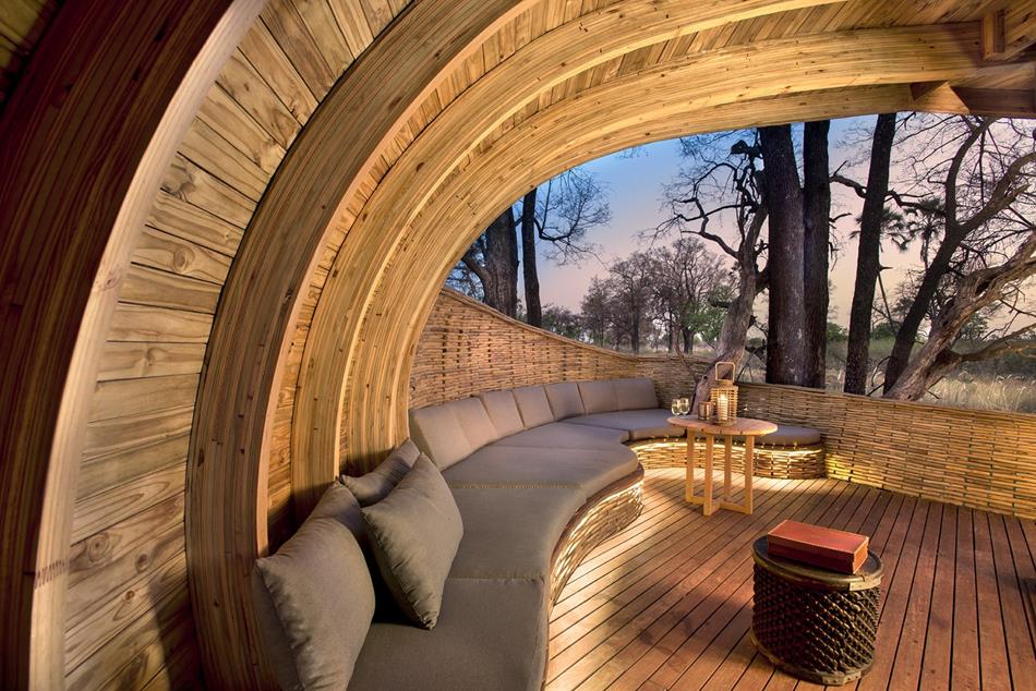 Sandibe Okavango Safari Lodge by Nicholas Plewman Architects and Michaelis Boyd Associates