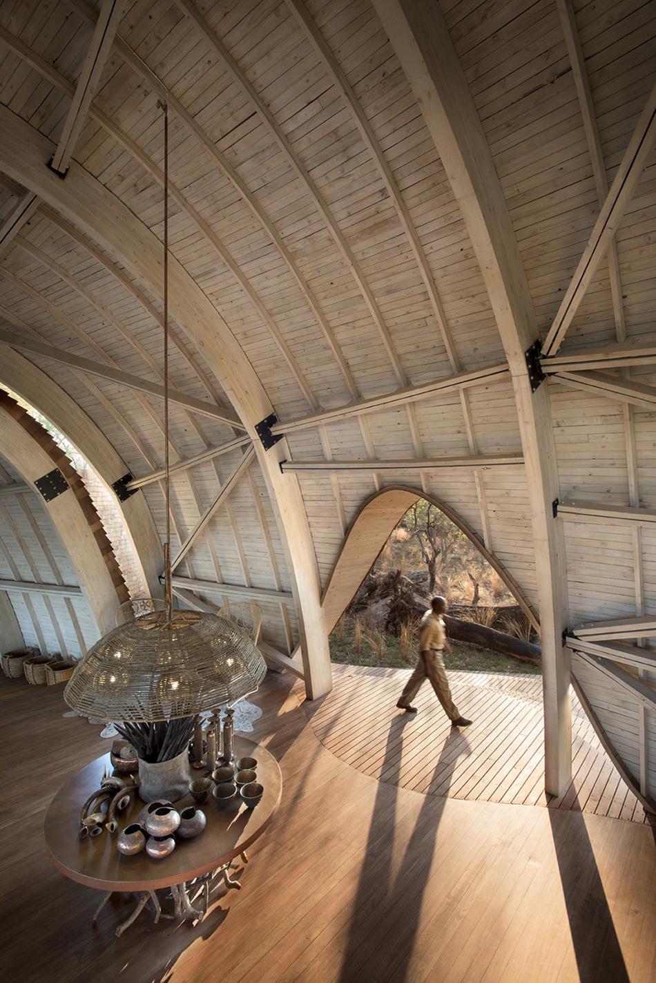 Sandibe Okavango Safari Lodge by Nicholas Plewman Architects and Michaelis Boyd Associates