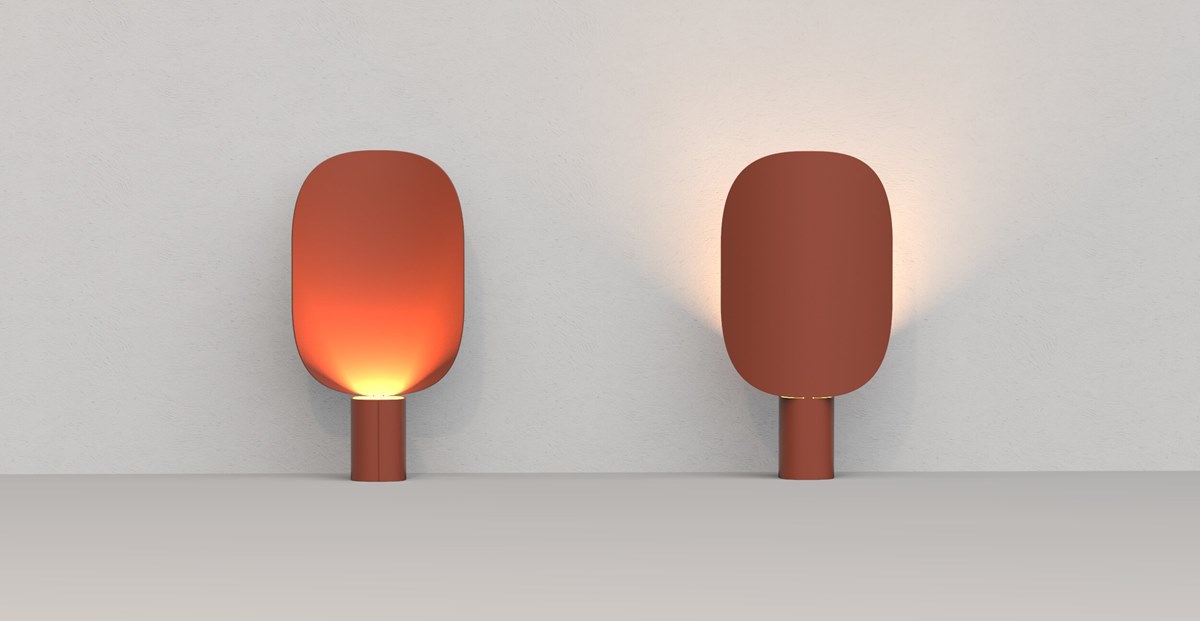 Aurore Steel Lamp by Joris Bonnesoeur