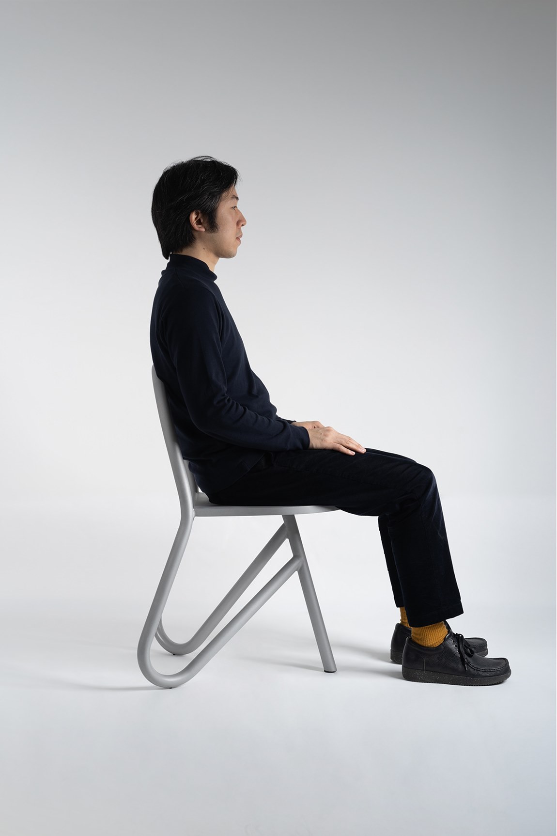 Chair No.19: A Modern and Elegant Furniture Design with a Single Form