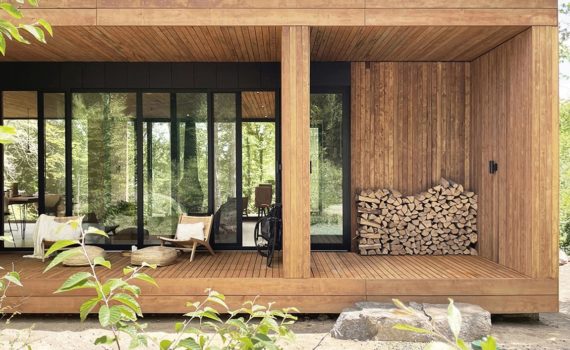 La Cadrée Perchée Forest Retreat by Empreinte Design Architecture