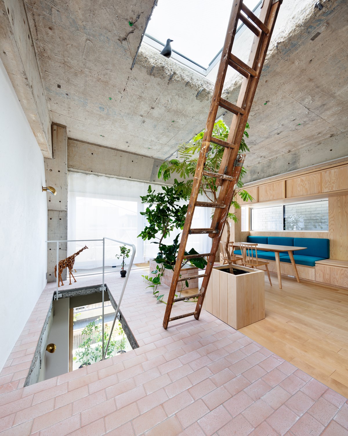 Old Reinforced Concrete Building  Converted into MAMM DESIGN Office and Residence