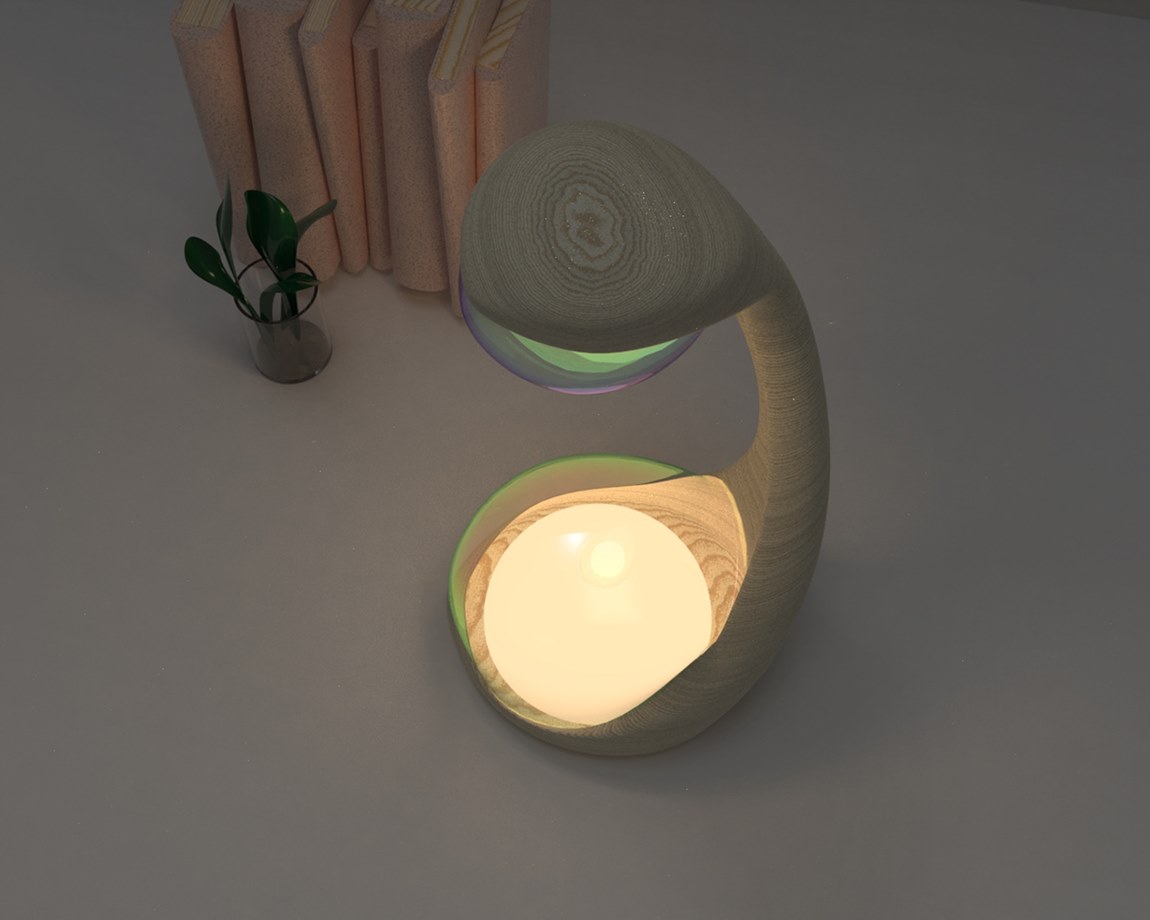 Okra Seed Inspired Lamp by Cat Tuong Giang