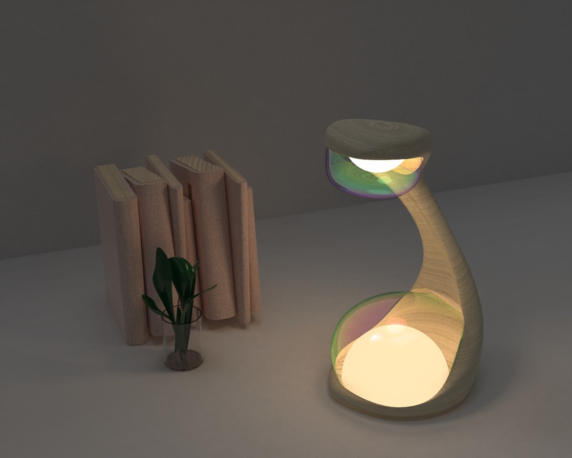 Okra Seed Inspired Lamp by Cat Tuong Giang