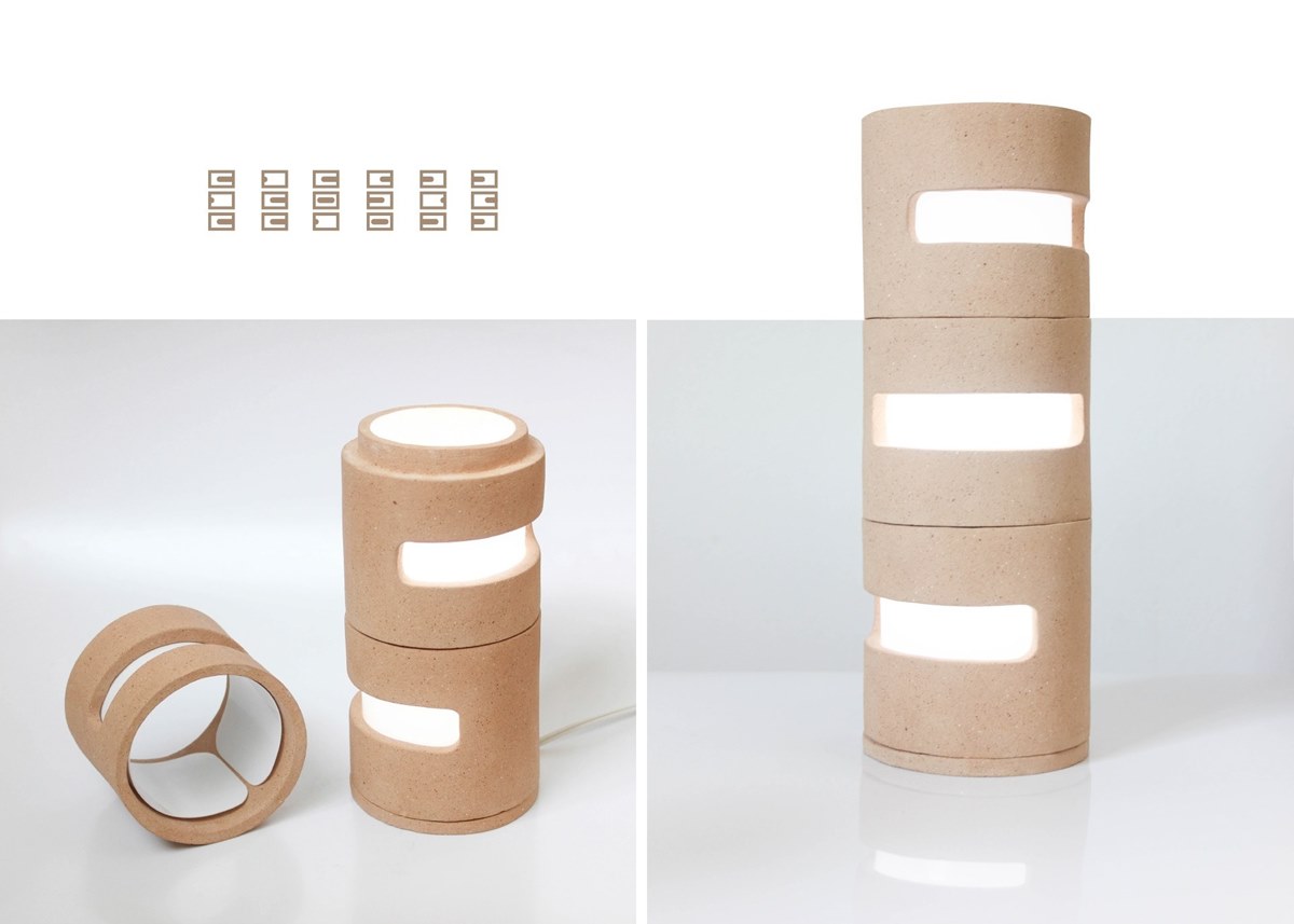 Sentry Modular Table Lamp by Fabricio Auler