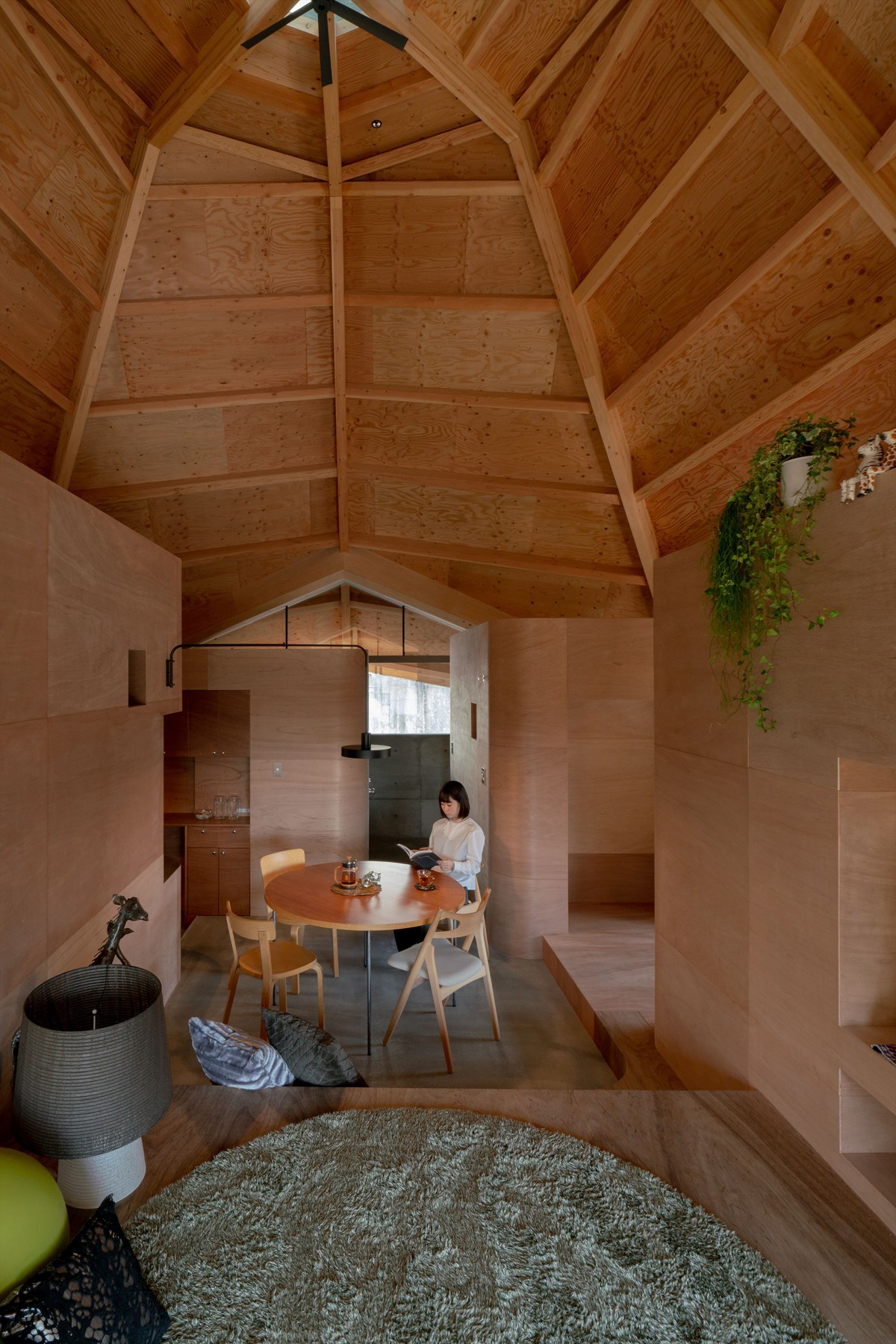 Spiderweb-Inspired Octagonal Home in Japan by UID Architects