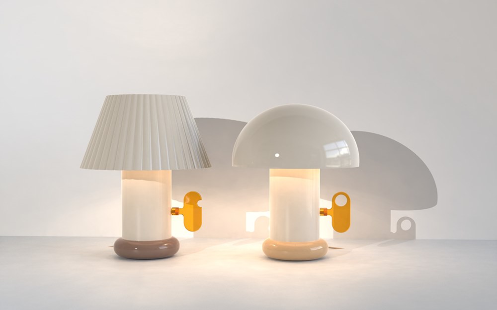 Warble Table Lamp by Jielin Chen