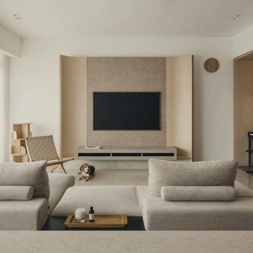 Embrace Apartment Interiors by Right Angle Studio: Redefining Modern Living with Thoughtful Design