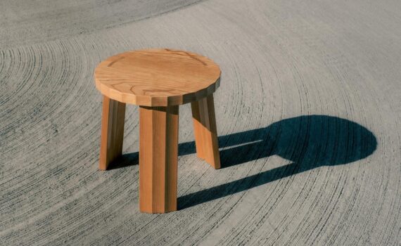 The Fold Stool by Vivian Chen – A Stunning Play of Light and Geometry