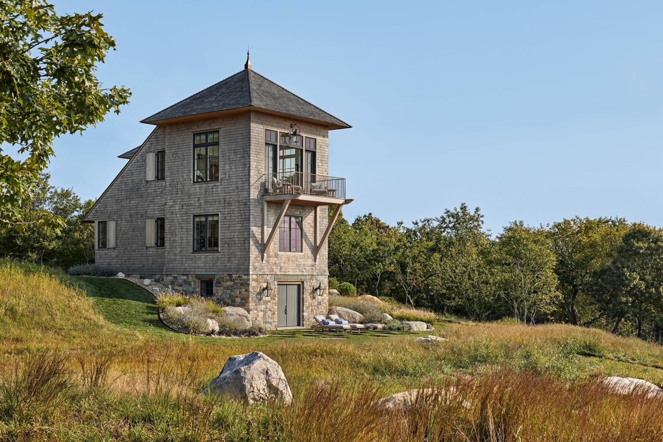 A Stunning Tower House with Ocean Views: Pointer Perch by Haver Skolnick Architects