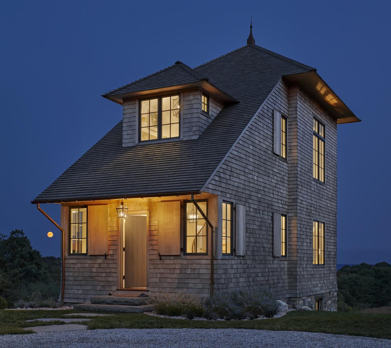 A Stunning Tower House with Ocean Views: Pointer Perch by Haver Skolnick Architects