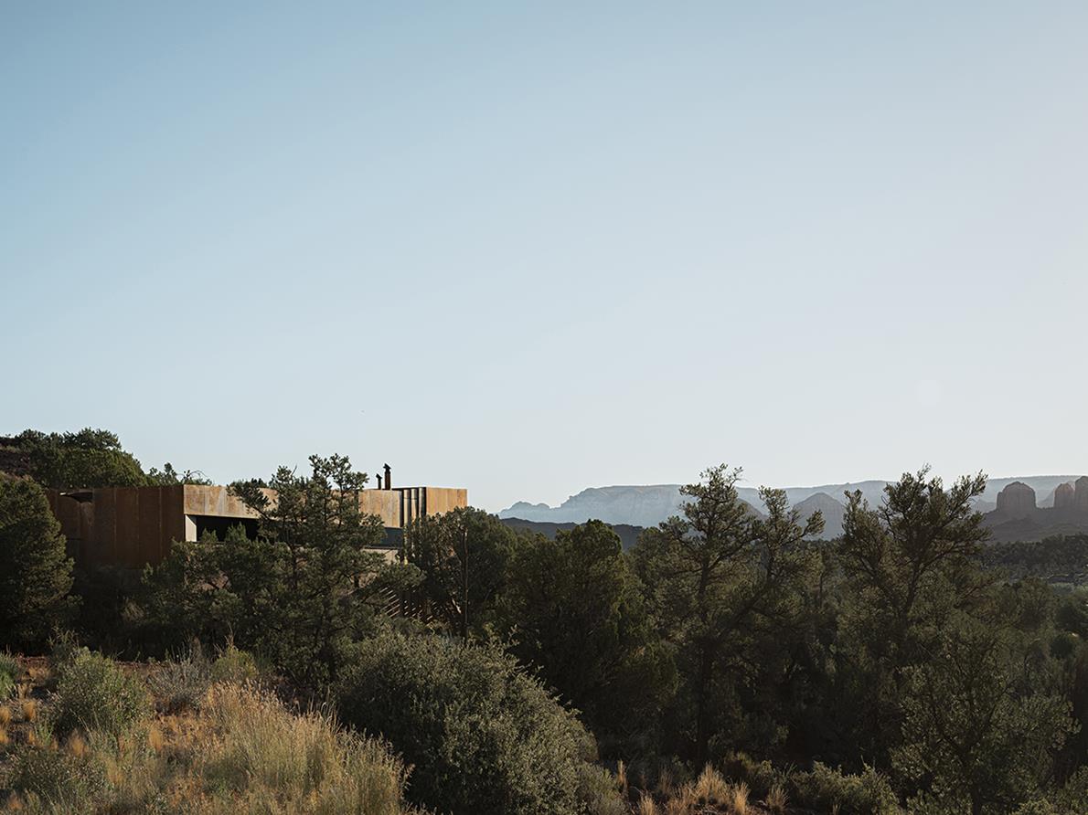 Telescope House in Sedona: A Stunning Desert Retreat by Wendell Burnette Architects